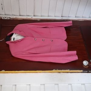 J. CREW sz Large wool nylon and cashmere blazer like new see pic7 some damage